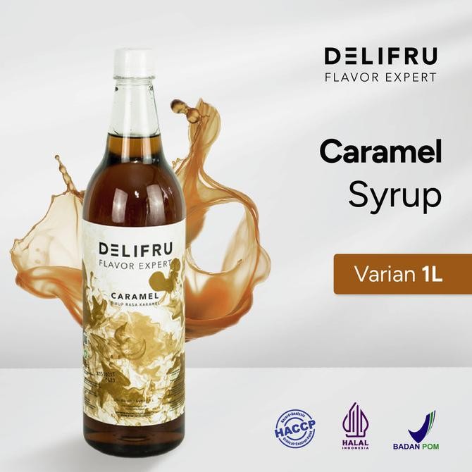 

JUAL Caramel Syrup Delifru 1 Liter - Sirup Karamel Premium