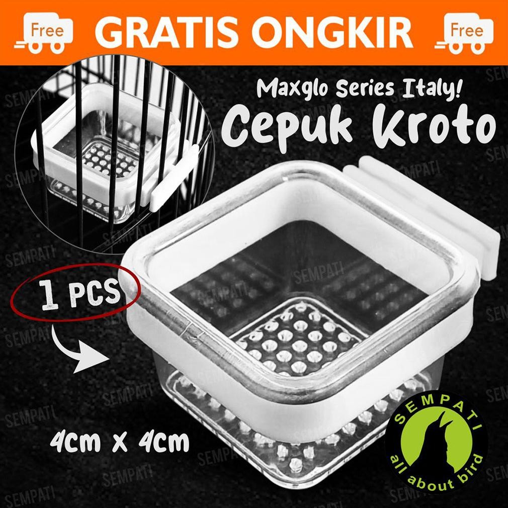 Cepuk Kroto Kotak Maxglo Max Glo Cepuk Wadah Ulat Jangkrik Pur Kotak Bening Transparan Wadah Tempat 