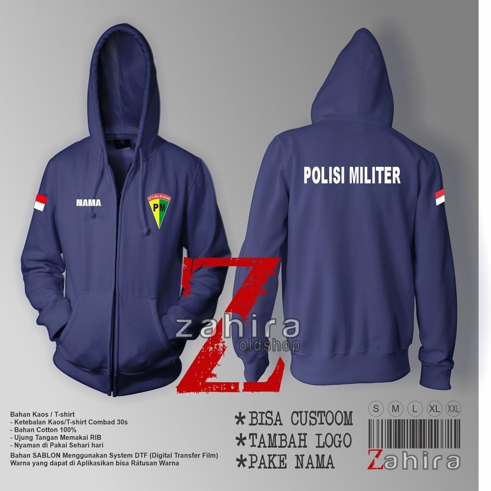 Kemeja Pria Tactical Dinas Proyek Lapangan Jaket Hoodie Zipper Polisi Militer