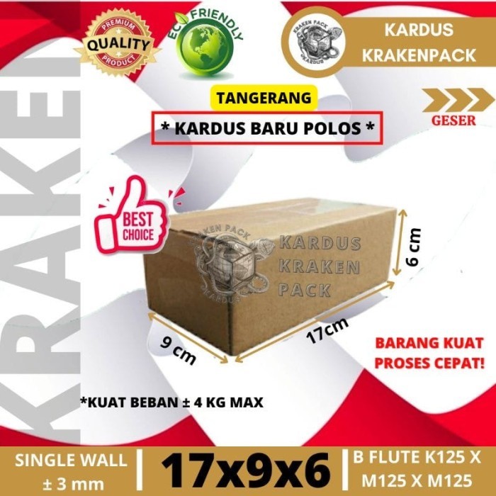 

KARDUS PACKING 17x9x6 cm BARU POLOS KARTON DUS PACKING 17 x 9 x 6 cm