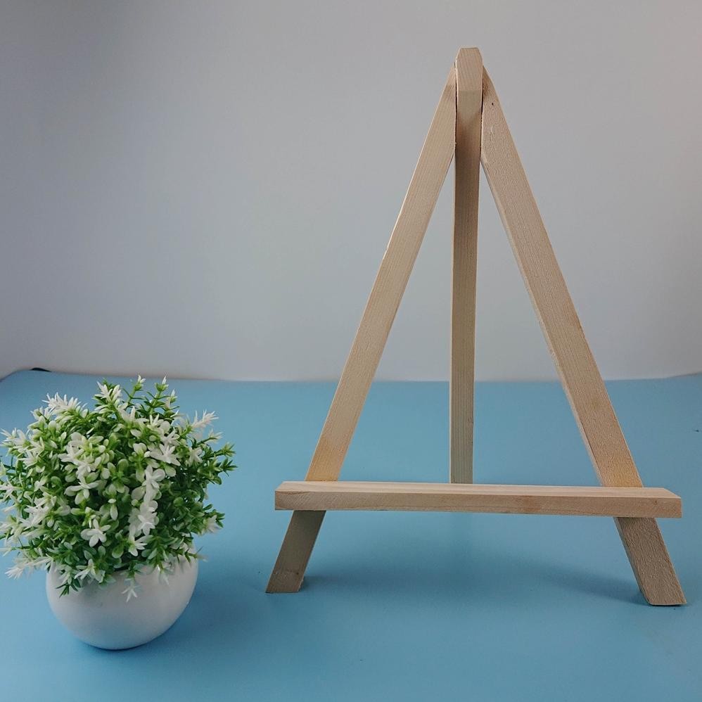Standing Frame / Stand kayu / Dudukan lukisan / Easel mini canvas painting murah