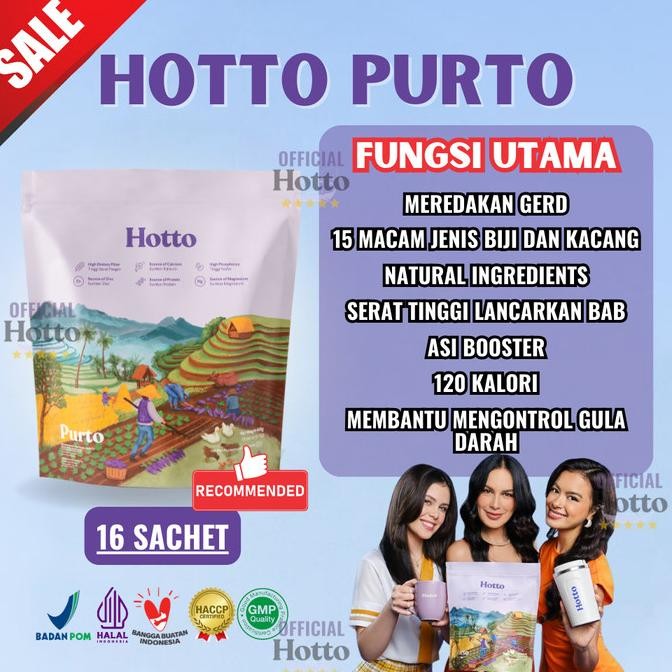 

SALE!!!! Hotto Purto Pouch (16 sachet) Multigrain with Purple Potato