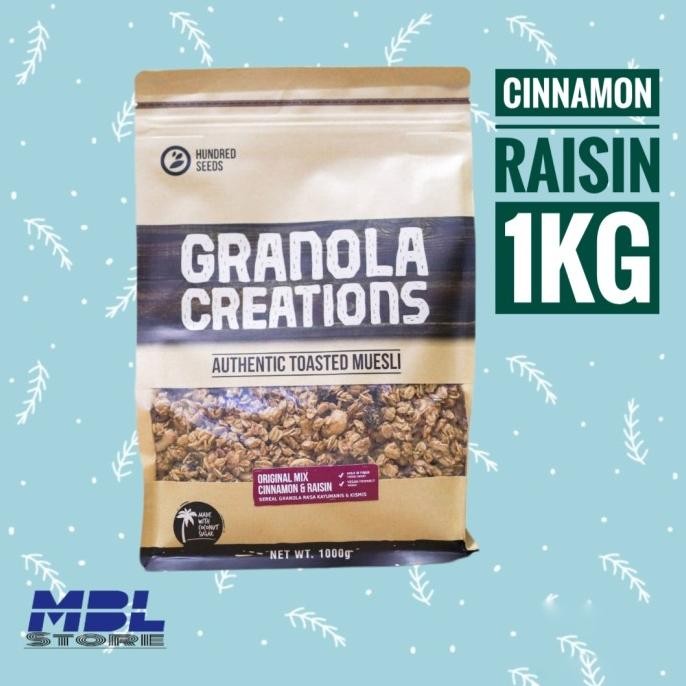 

Granola Creation Cinamon Raisin Kayu manis 1kg