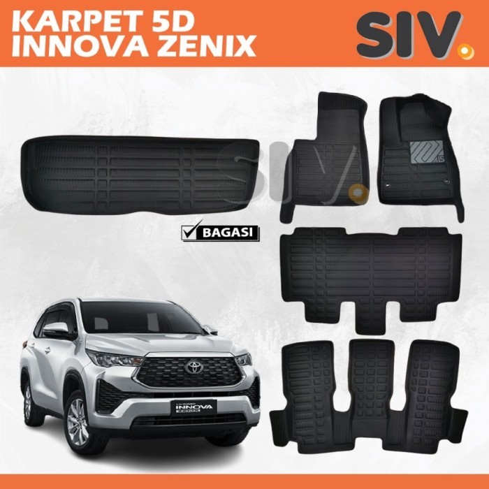 Karpet Mobil 5D/Premium Car Carpet Carbon 5D TY INNOVA ZENIX