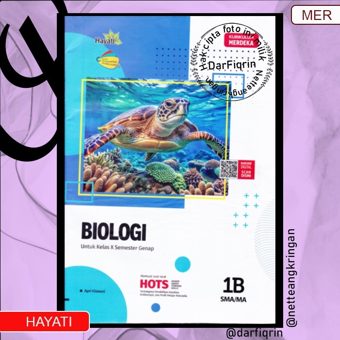 LKS Biologi Kelas 10 11 Semester 2 SMA/MA KURMER Kurikulum Merdeka-Hayati-HOTS-Apri