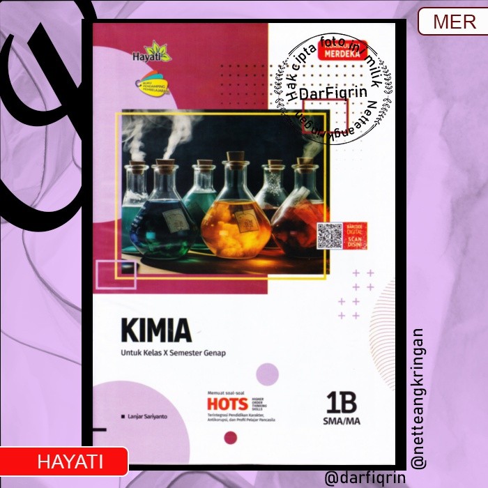LKS Kimia Kelas 10 11 Semester 2 SMA/MA KURMER Kurikulum Merdeka-Hayati-HOTS-Lanjar