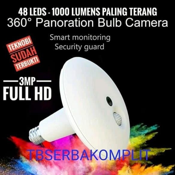 Termurah Wi-Fi Spy Cam Cctv Bohlam Lampu Silent Tanpa Suara 1000 Lumen Terang