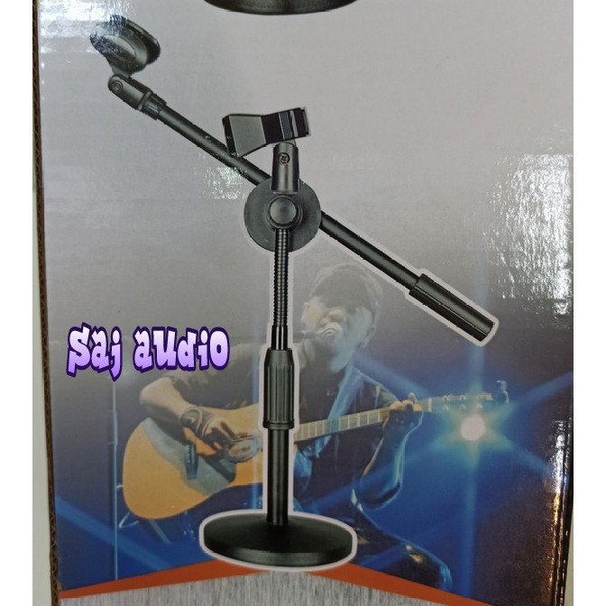 Stand Mic Duduk Lantai-Meja-Mimbar-Podium Termasuk Penjepit Mic...