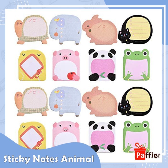 

Sticky Notes Lucu Motif Kartun Animal Office Stationery Kertas