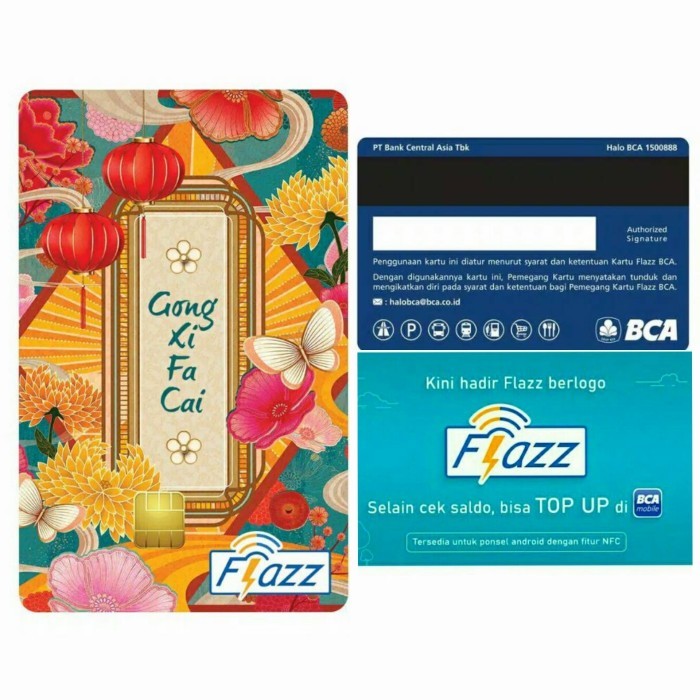 FLAZZ BCA GEN 2 /GEN2 LAMPION KUNING - IMLEK /CHINESE NEW YEAR EDITION