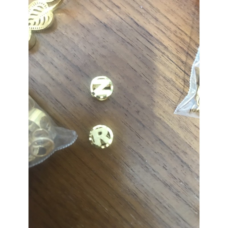 Murah Liontin Pandora wanita huruf N elegant emas asli Keren