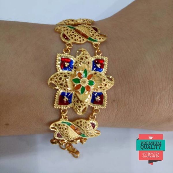 Murah Gelang emas asli kadar 700 model dubai india, dijamin emas asli Keren