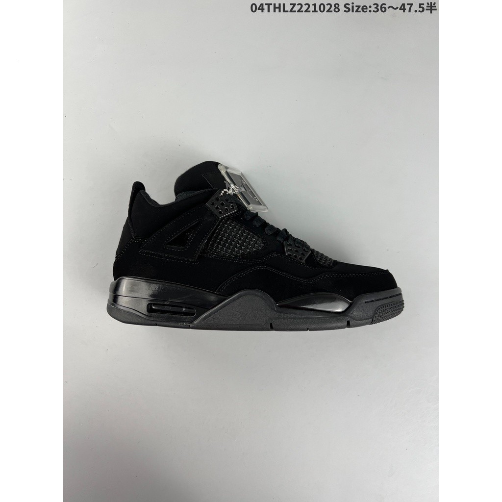 Sepatu Air Jordan 4 Retro Hitam 408452-010 GNBC |C6513394|