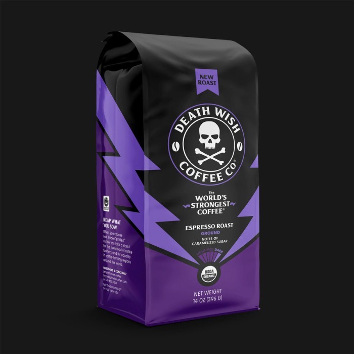 

Death Wish Coffee USA World's Strongest Best Coffee Collection - Dark