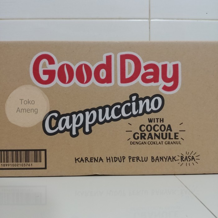 

Good Day Cappuccino Sachet 25gr - 1 Dus (120pcs)