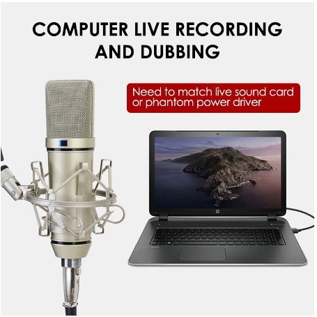 PROMO Sound Card K1 Soundcard K1 Recording 2 Mic Dual Channel Mixer Podcast