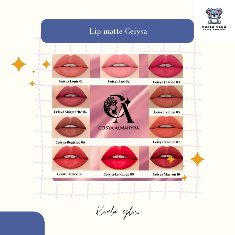CeisyaLipmatte PREMIUM | CEISYA LIPMATTE TAHAN LAMA