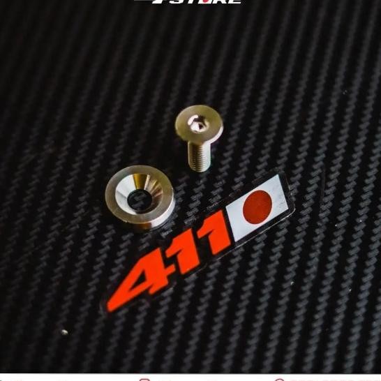 Baut Titanium M6X20 Baut Plat Nomor