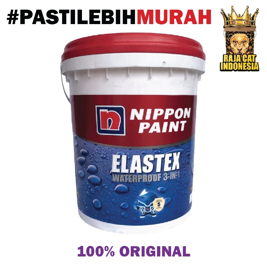 Cat Tembok Pelapis Anti Bocor Nippon Paint Elastex 20 Kg Pail