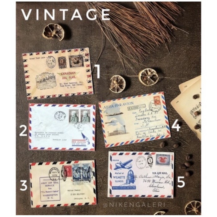 

><><><] FAKE POSTCARD 1set - VINTAGE CARD