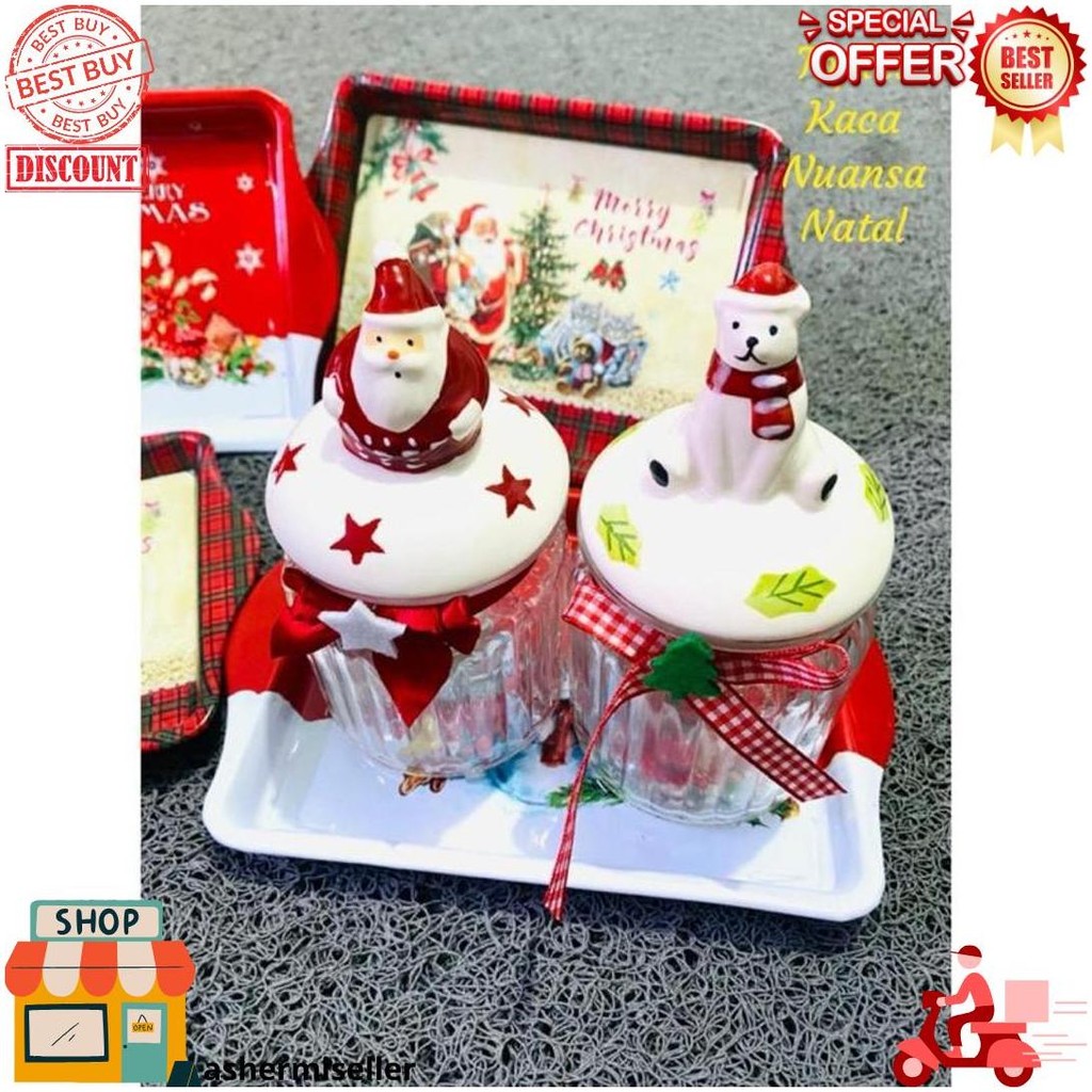 

Toples Kaca Nuansa Natal Toples Natal Hampers Natal Christmas Candy Box Dekorasi Natal Christmas Decoration Kado Natal Hadiah Natal D Promo 11.11 D Terlaris