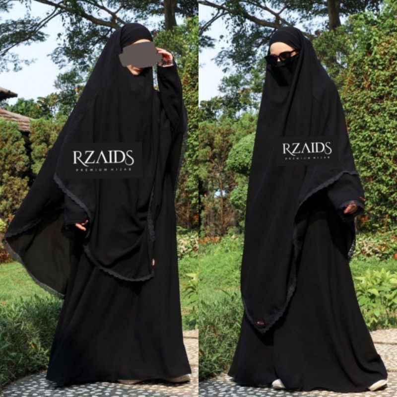 Ameera Hijab Lexus Jetblack Premium Syari