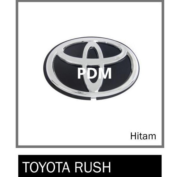 Emblem/ Logo Toyota Ban Serep Belakang Toyota Rush