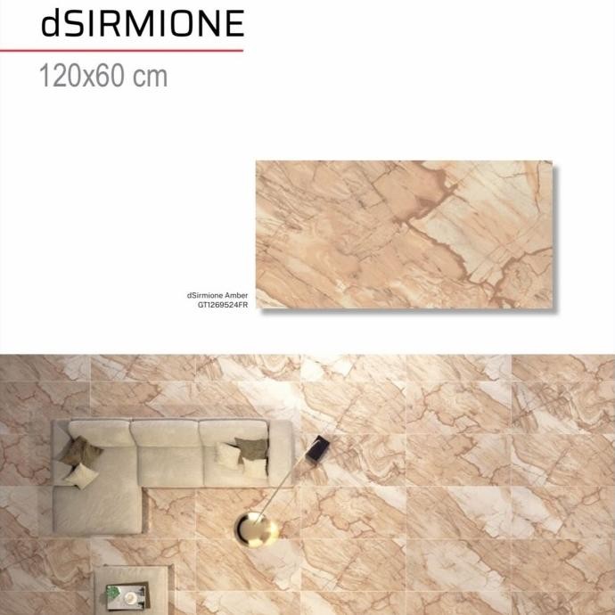 TERMURAH - ROMAN GRANIT GRANDE 120X60 dSIRMIONE AMBER