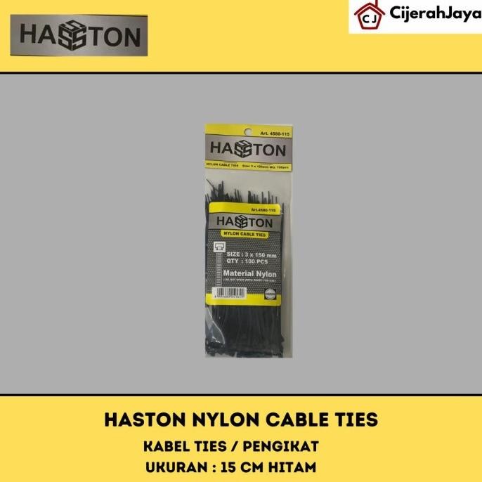 

PROHEX Cable Ties 15 cm HITAM Hasston Kabel Tie Pengikat Strap 150 mm