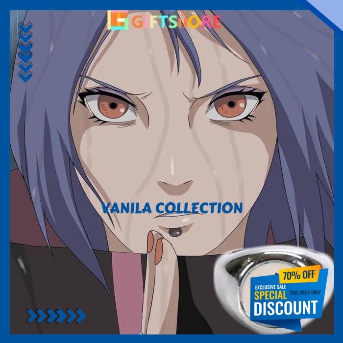 CINCIN COSPLAY ANIME AKATSUKI ITACHI CINCIN COSPLAY ANIME NINJA AKATSUKI ITACHI PAIN BAHAN METAL UNT