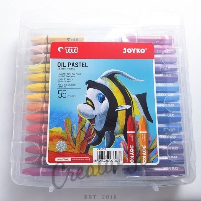 

TERBARU - Crayon Joyko Oil Pastel 55 Warna Case