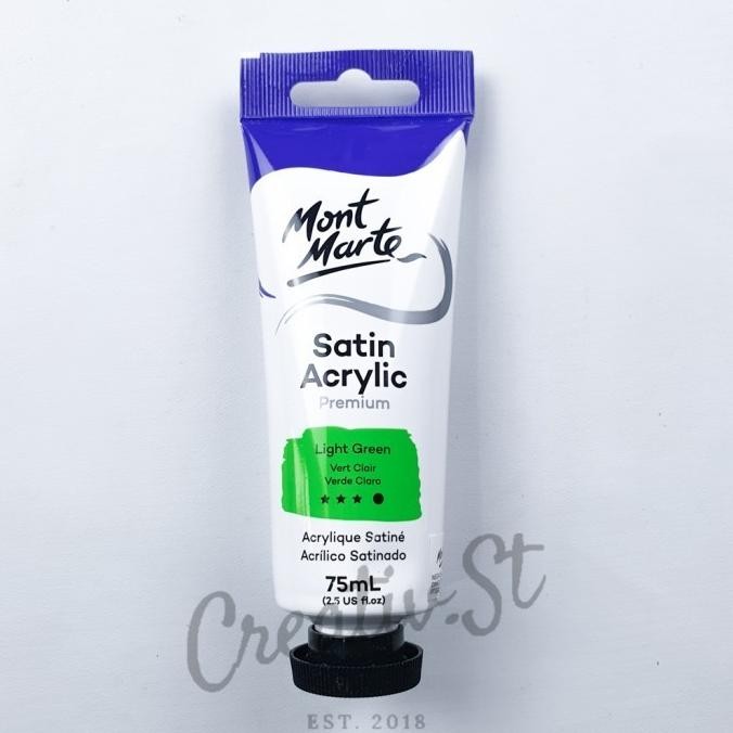 

BEBAS ONGKIR - Mont Marte Premium Satin Acrylic 75 ml Cat Acrylic Premium PMSA Part 1