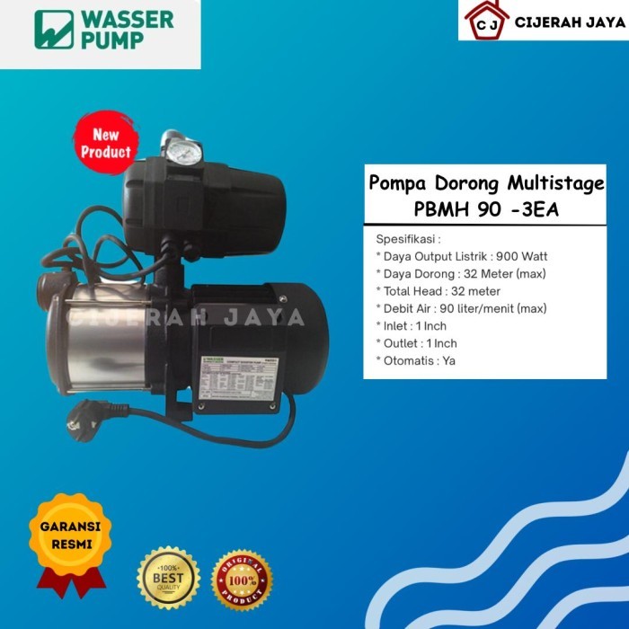 POMPA WASSER PBMH90 3EA MULTISTAGE BOOSTER PUMP / POMPA PENDORONG WASSER PBMH 90 3EA PBMH90-3EA /