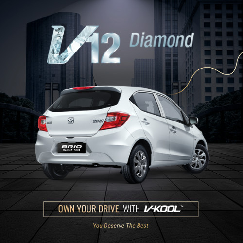 Kaca Film V-KOOL Diamond Series HONDA BRIO Depan VK70