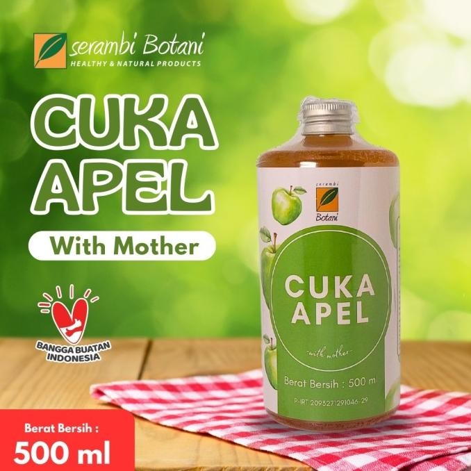 

HRG DISKON Cuka Apel Organik With The Mother Serambi Botani - Diet Detoks dan Kolesterol Asam Urat