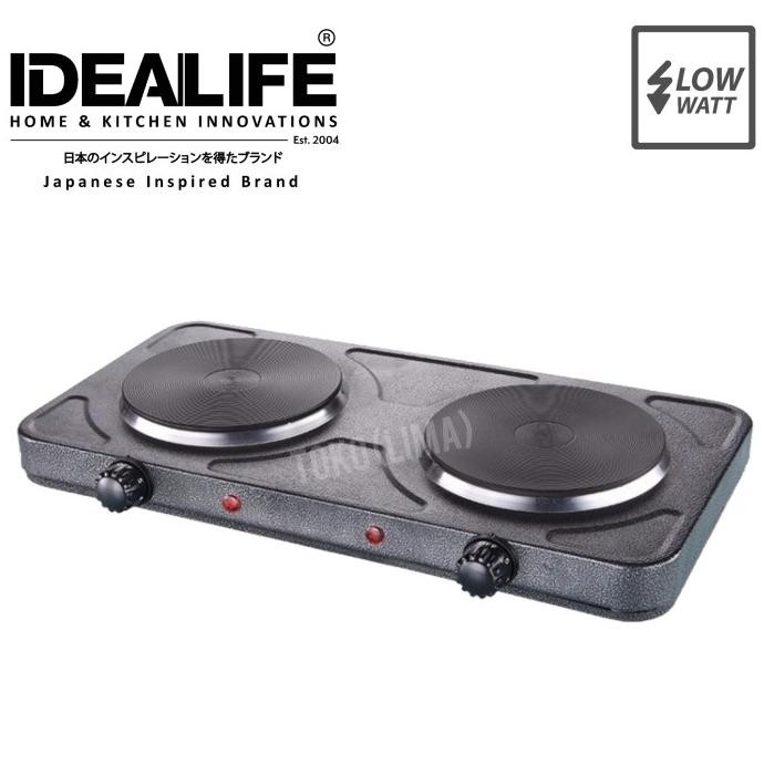 TERMURAH - Kompor Listrik Idealife IL 402 2 Tungku Electric Hot Stove IL402 Low