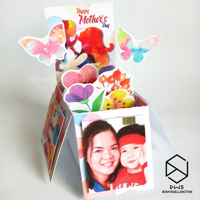 

Tersedia Kado Hadiah Mothers Day Hari Ibu Pop Up Box