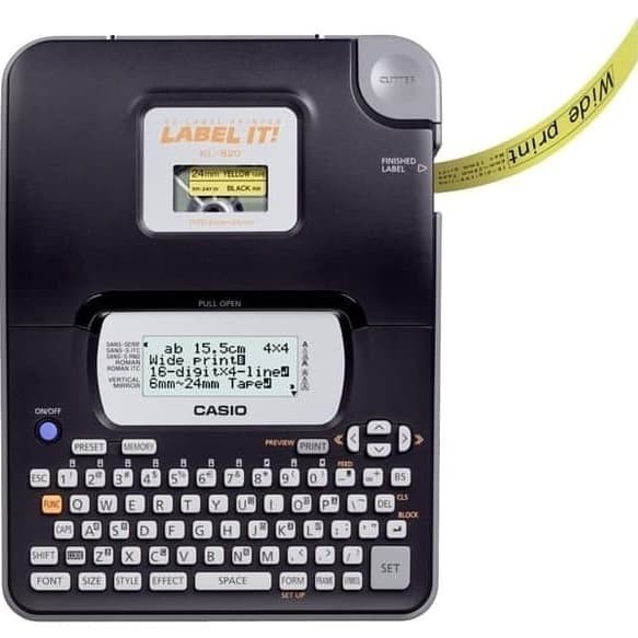 

PROMO CASIO KL-820 & 6PC BATERAI PANASONIC PRINTER EZ LABEL IT LABELER KL820