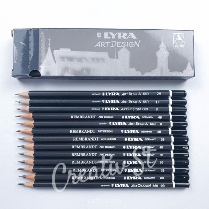 

TERBARU - Lyra Rembrandt Graphite Pencils Art Design 669