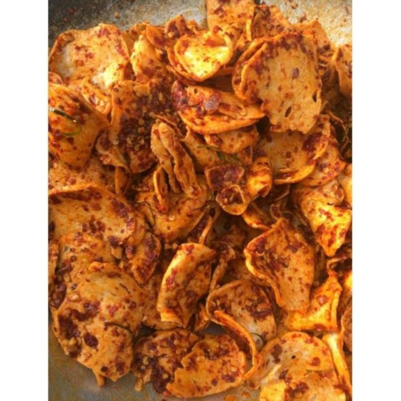 

basreng bulat daun jeruk extra pedas isi 1 KG