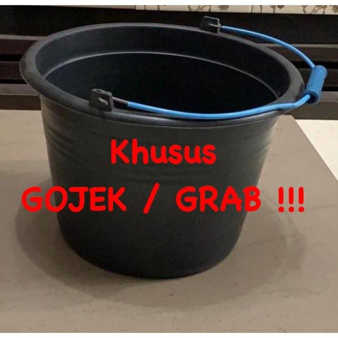 Ember Aduk Semen Besar Hitam Gojek/Grab