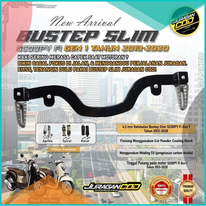 Footstep Pijakan kaki depan Honda Scoopy fi lama old 2013-2020 ban don