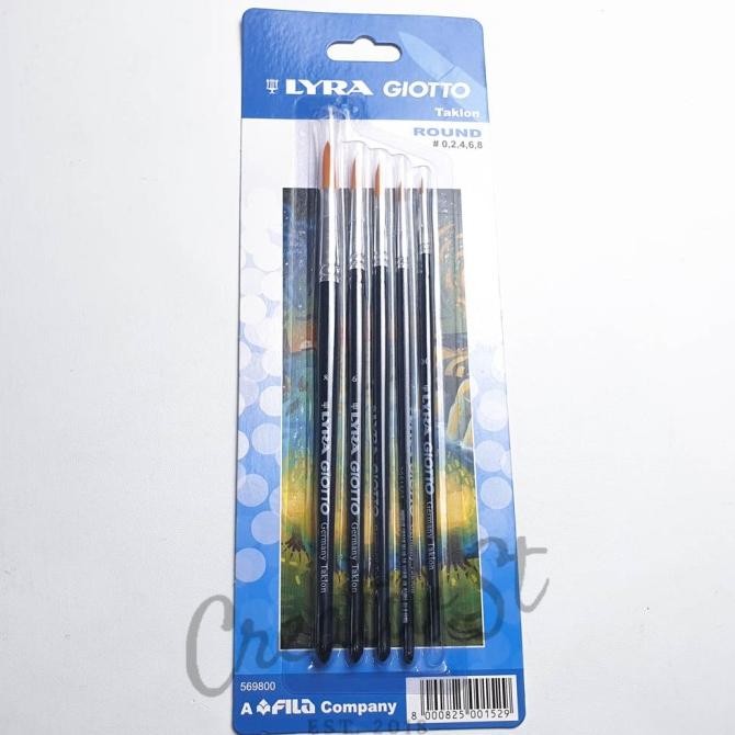 

Kuas Lukis Lyra Giotto ROUND Art Brush SET (0 , 2 , 4 , 6, 8)