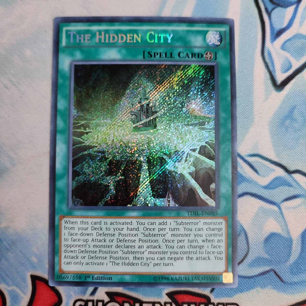 yugioh the hidden city TDIL secret rare  original