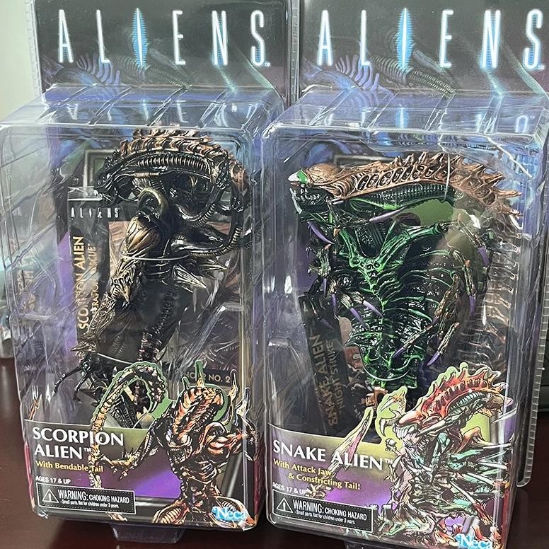neca scorpion snake alien figure aliens vs predator 13th lineup sgt apone snake action figures toy c