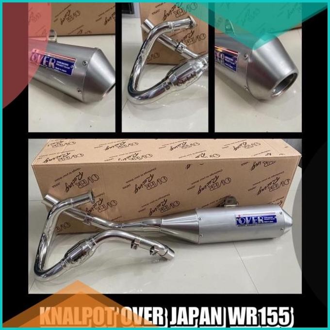 KNALPOT OVER JAPAN STAINLESS UNTUK MOTOR YAMAHA WR 155 R TERBARU 11OKT