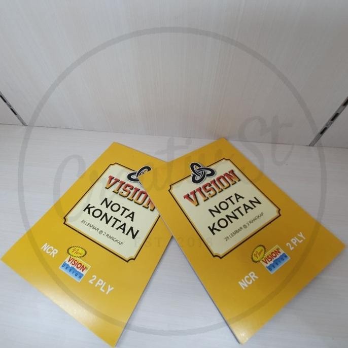 

BEBAS ONGKIR - Nota NCR 2 Ply Kecil Vision