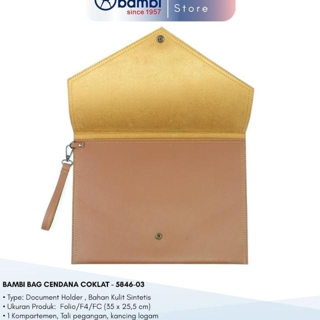 

BAMBI TAS DOKUMEN FOLIO EDISI DOCUMENT HOLDER TIPE CENDANA ORIGINAL