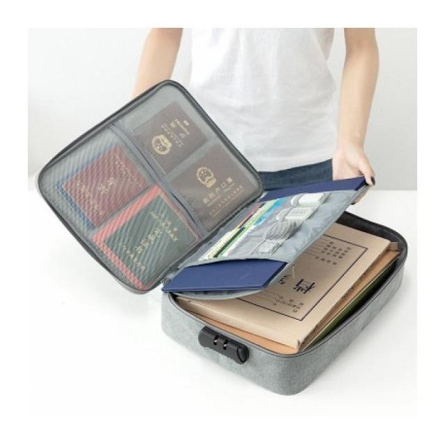 

[LOCKIT] TRAVEL DOCUMENT BAG 3 DIGIT PASSWORD | TAS DOKUMEN ANTI AIR