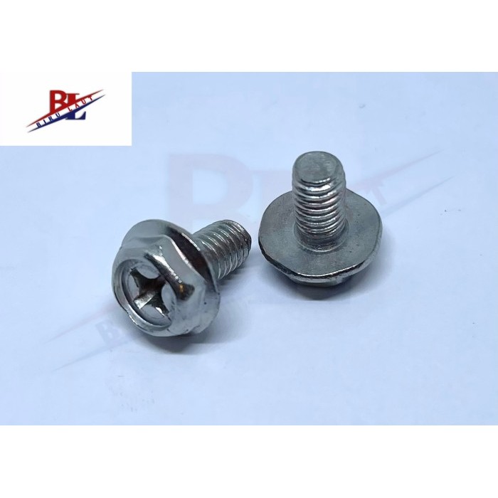 Baut Stainless Payung Obeng M6x10